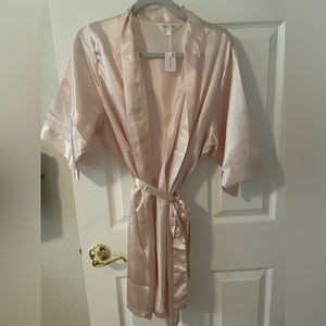 Blush Silk Robe